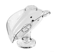 Jabonera eficaz para mascotas con características de drenaje inteligente para mantener la limpieza mientras proporciona un almacenamiento seguro (transparente)