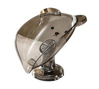 Jabonera eficaz para mascotas con características de drenaje inteligente para mantener la limpieza mientras proporciona un almacenamiento seguro (gris transparente)