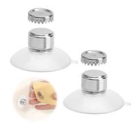 Jabonera Imantada 2PCS,Jabonera Magnética sin Taladro Jaboneras con Ventosa Jaboneras de Acero Inoxidable para Ducha, Lavabo, Baño y Cocina