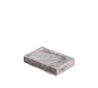 Jabonera Jabonera de mármol Alta Gama for baños Hotel, Ideal for sostener en casa, Estante y Organizador Accesorios de baño para encimera(H)