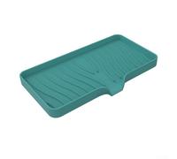Jabonera, Jabonera, Silicone Drying Mat, Drain Pad Drying Mat, Soap Dish Drain Type Silicone Pad Kitchen Tableware(Green)