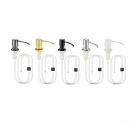 Jabonera, Jabonera, Stainless Steel Soap Dispenser Pump, Easy Installation, Convenient and Practical(Grey)
