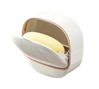 Jabonera jabonero Pared Apto para Cocina y Ducha, Blanco, Caja de Almacenamiento de Baño con Autoadhesivo y sin Taladros