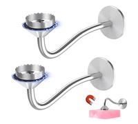 Jabonera MagnéTica, 2 Piezas Jaboneras Imán Autoadhesiva, Jabonera Ducha Sin Taladrar, Magnetic Soap Holder, Jabonera de Acero Inoxidable para Baño Ducha Cocina Balcón
