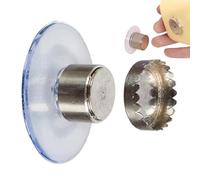 Jabonera magnética - Soporte de jabón de 2 piezas | Jabonera con ventosa para la pared | Sin taladrar, organizador de ducha y baño de acero inoxidable