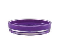 Jabonera msv de acrilico en color morado 13 x 9 x 3 cm