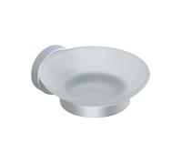 Jabonera msv "lugano" en aluminio 13,5 x 11 x 5,2 cm