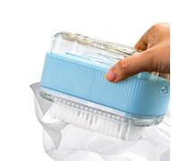 Jabonera multifunción con Rodillo | de pompas de jabón Multiusos,Jabonera para lavavajillas con desagüe, Muelle y Cepillo para Interior y Exterior