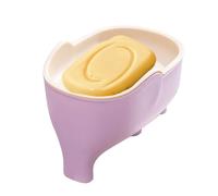 Jabonera para ducha - Caja de jabón de doble capa, bandeja de champú, bandeja de barra de champú, caja de baño, punto de esponja para baño, encimera de cocina