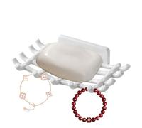 Jabonera para ducha - Rescate de jabón para ahorrar espacio Uso en el baño | Organizador de barras estilo ratán bañera, zona de lavandería, fregadero, pared y almacenamiento esponja cocina, no fora