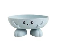 Jabonera para niños | Elegante jabón de dibujos animados para baño, fregadero, cocina, encimera, ducha, jabonera, pajita, jaboneras de dibujos animados | Bandeja de jabón de paja de trigo | Bandeja de