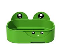 Jabonera para platos en forma de rana, jabonera con forma de rana | Baño con soporte para jabón en forma de rana,Jabonera de banco con drenaje rápido, bandeja para fregadero de cocina, contenedores