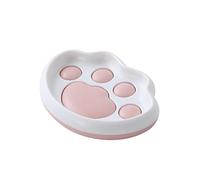 Jabonera Simple montada en la Pared Caja de jabón de plástico con Soporte for jabón de Drenaje con Bandeja de Agua Soporte for jabonera Estuche for jabón Lindo Premium Fácil de Lavar(White)