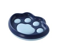 Jabonera Simple montada en la Pared Caja de jabón de plástico con Soporte for jabón de Drenaje con Bandeja de Agua Soporte for jabonera Estuche for jabón Lindo Premium Fácil de Lavar(Dark Blue)