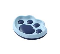 Jabonera Simple montada en la Pared Caja de jabón de plástico con Soporte for jabón de Drenaje con Bandeja de Agua Soporte for jabonera Estuche for jabón Lindo Premium Fácil de Lavar(Blue)