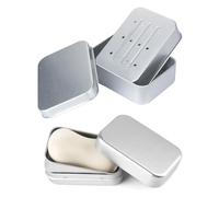 Jabonera Viaje, 2 Piezas, Jabonera de Viaje, Jaboneras de Viaje con Tapa y Rejilla de Goteo Extraíble, Caja de Jabón de Viaje Sólida, Caja de Jabón Impermeable Portátil, para el Hogar y el Viaje