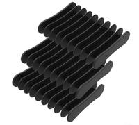 Jaboneras de silicona, paquete de 3 para un drenaje eficiente en ducha y cocina (negro)