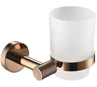 Jaboneras, soporte de papel higiénico oro rosa, barra toalla, gancho for, taza, accesorios baño(Cup Holder)