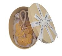 Jabones, Crystal Grape Soap on a Rope, Decorative Grape Shaped Soap, Natural Cold Process Bath Soaps Gift for Women & Men, Bathroom Decor, Holiday Present (Yellow)