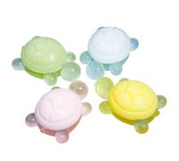 Jabones de barra de bebé, jabón para niños 4pcs, jabón de aceite esencial de forma esencial de forma de tortuga, baño de limpieza lindo jabones de tortuga para lavar las manos, cara