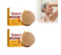 Jabones De Champús, Con Aceite De Batana, Barra De Champú Anticaída Del Cabello, Barra Para El Crecimiento Del Cabello, Jabón De Champú De Jengibre, 2 Pcs