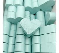 Jabones en forma de corazón - Pack de 5 - Aroma: Flor de loto - Regalo original para invitados - Detalle para eventos: boda, comunión, bautizo, cumpleaños - Jabón aromático de glicerina