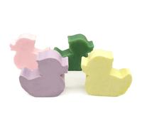 Jabones en forma de patito - Pack de 10 - Aromas: Surtidos - Regalo original para invitados - Detalle para eventos: boda, comunión, bautizo, cumpleaños - Jabón aromático de glicerina