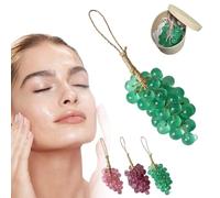 Jabones hechos a mano con forma de racimo de uvas, jabón de uva en una cuerda, jabón de baño de proceso frío, hecho a mano con esencia de vid fresca, exquisita decoración del hogar, para fregadero de