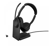 Jabra 25599-989-889 auricular y casco Auriculares Inalámbrico y alámbrico Diadema Oficina/Centro de llamadas Bluetooth Base de carga Negro
