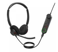 Jabra Auriculares Engage 50 II – USB-C, con mando a distancia, 3 micrófonos, Negro