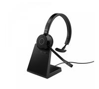 Jabra 6693-833-399 Evolve 65 TE Link390a MS Mono Auricular Negro Inalámbrico Con Cable