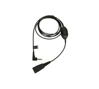 Jabra - 8735-019 cable de audio 0,5 m QD 3,5mm Negro