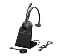 Jabra Engage 55 SE - DECT, USB-C - auricular mono inalámbrico certificado para plataformas UC | con soporte de carga
