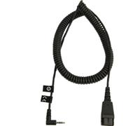 Jabra QD-to-2.5mm 2M Enrollado Cable 8800-01-46 para Auriculares Con 2.5mm Jack