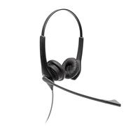 Biz 1100 EDU stereo headset for the Education market, Noise cancelling microphone, Leatherette ear cushions, USB-A options, Intuitive inline controls for volume and mute (USB version)