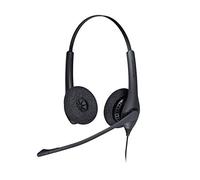 Jabra Biz 1500 Duo QD Auriculares Alámbrico Diadema Oficina/Centro de llamadas Negro