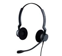 Jabra Biz 2300 - Auriculares estéreo con Cable USB-A MS - Certificados para Skype for Business - con cancelación de Ruido y Unidad de Control de Llamadas para softphones