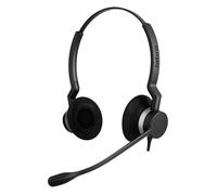 Jabra BIZ 2300 Duo Auriculares con Micrófono de Diadema para Oficina, Supresión de Ruido (NC), Alámbrico, Negro - Modelo 2309-825-109