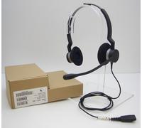 Jabra Biz 2300 Duo Ruido Cancelación Teléfono Qd Casco 2309-820-105 Nuevo En Box