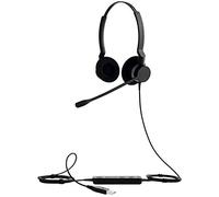 Jabra BIZ 2300 USB Microsoft Lync Duo - Auriculares con micrófono (Centro de llamadas/Oficina, Monoaural, Diadema, Negro, USB, Alámbrico)