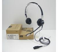 Jabra Biz 2400 II - Auriculares Ligeros estéreo de rápida desconexión con Cable y cancelación de Ruido - Voz en Alta definición y Suave Diadema - para teléfonos de Escritorio