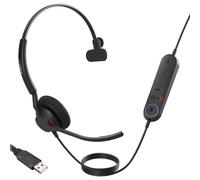 Jabra 4093-413-279 auricular y casco Auriculares Alámbrico Diadema Oficina/Centro de llamadas USB tipo A Bluetooth Negro