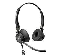 Jabra Engage 50 - Auriculares Digitales estéreo con Cable certificados para Microsoft Teams - Cancelación pasiva de Ruido para softphones y Clientes Web - Cable USB-C - Negro
