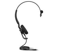 Jabra Engage 50 II - Auriculares estéreo con Cable con tecnología de cancelación de Ruido de 3 micrófonos y Cable USB-A, ultraligeros, Funciona con Todas Las Plataformas de comunicaciones unificadas