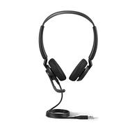 Jabra Engage 50 II - Auriculares Mono con Cable con tecnología de cancelación de Ruido de 3 micrófonos y Cable USB-A, ultraligeros, Funciona con Todas Las Plataformas de comunicaciones unificadas
