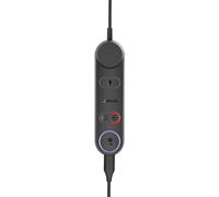 Jabra Engage 50 II Unidad de llamadas Link Call Control, cable USB-A para los auriculares Jabra Engage 50 II mono y estéreo USB-C, Certificación MS Teams, funciona con todas las plataformas, Negro