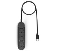 Jabra Engage 50 II Unidad de llamadas Link Call Control, cable USB-C para los auriculares Jabra Engage 50 II mono y estéreo USB-C, Certificación MS Teams, funciona con todas las plataformas, Negro