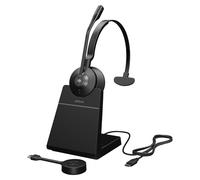 Jabra Engage 55 SE Auriculares Mono Inalámbricos Diadema para Oficina/Call Center, Negro, con Estación de Carga, Optimizado para Microsoft Teams, Ref: Link400c MS