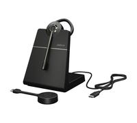Jabra Engage 55 SE Convertible Auriculares Inalámbricos Binaurales para Oficina con Link400c UC y Estación de Carga, Negro