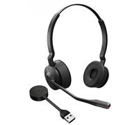 Engage 55 SE - Auriculares estéreo MS, Adaptador Link 400a DECT USB-A, Cable USB-C a USB-A de 1,2 m, Funda de Transporte, garantía y Advertencia (folletos de Seguridad)